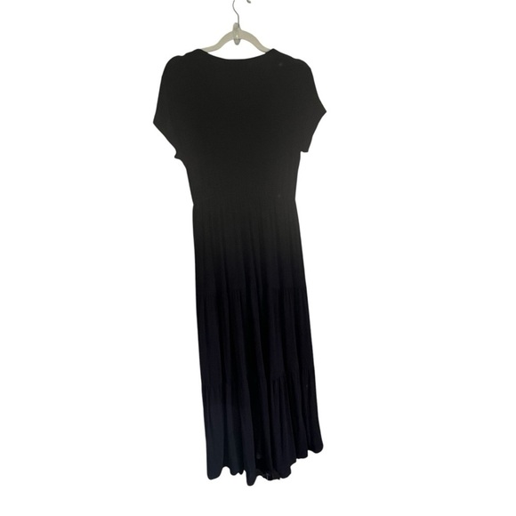 Olivia Rae Tiered Maxi Dress Made in USA Black Size XL - Picture 5 of 10